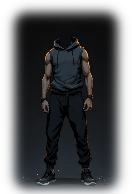 The Dormant starting form: a hooded figure standing in the dark